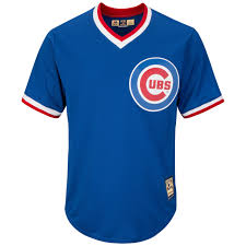 Chicago Cubs Youth Cool Base Replica Road Cooperstown Jersey By Majestic