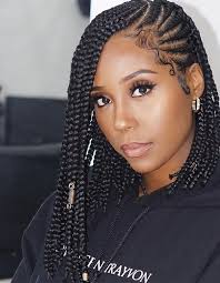Imple and beautiful shuruba designs : Top 10 Spring Hair Trends Of 2019 To Try Next Bob Braids Hairstyles Braids Hairstyles Pictures African Braids Hairstyles Pictures