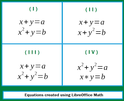 Algebra Solving Simple Non Linear Systems