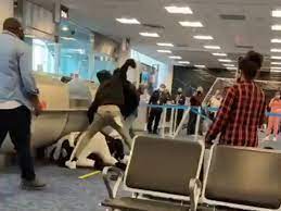 Mass fight breaks out at Miami airport ...