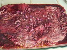 red wine marinated flank steak kitchy