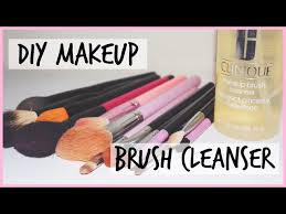 diy makeup brush cleanser spray you