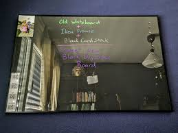 Originally inspired by lynette over at get your craft on; Use This For That Diy Black Dry Erase Board J Rushing Writes