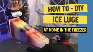 ice luge at home in your freezer diy