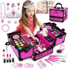 hollyhi 65 pcs kids makeup kit for