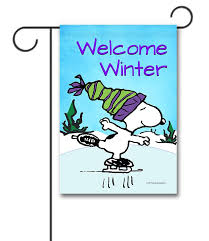 peanuts welcome winter skating snoopy