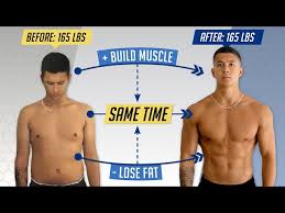 how to lose fat and gain muscle at the