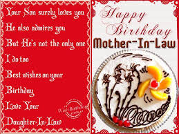 birthday wishes to mother in law from