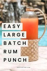 easy large batch rum punch inspired by