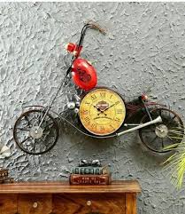 Craftkriti Harley Red Bike Metal Wall