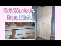 ikea pax wardrobe frame embly with
