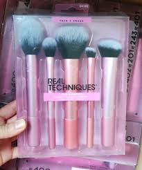 real technique 5 pieces full brush set