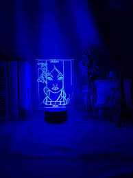 Amazon Com 3d Night Light Led Lamp For Kids Fa Mulan Mushu Cri Kee Baby Room Decor Light Usb Battery Powered 3d 7 Color Baby