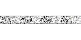 wallpaper border self adhesive roses