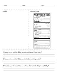 Print out this attractive face blank nutrition label template word for each of our holiday music cd; Blank Nutritional Labels Worksheets Teaching Resources Tpt