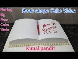 book shape cake birthday cake