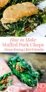 spinach stuffed pork chops easy and