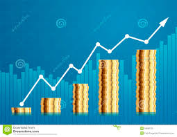Coin Stock Chart Stock Illustration Illustration Of