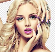 cosmetics blond brown hair woman color