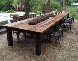 17 Best Rustic Outdoor Dining Tables