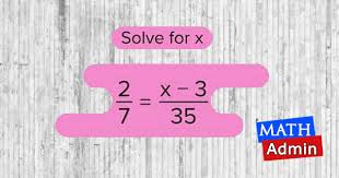 Equation 23 Solve This Equation
