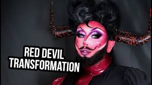 devil halloween costume bearded drag