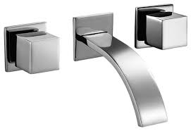 modern wall mount lavatory faucet
