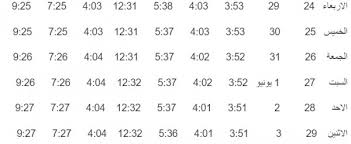 موعد اذان المغرب في تبوك