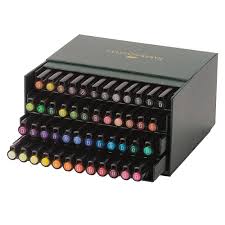 Faber Castell Pitt Artists Brush Pen Gift Box Set Of 48 Assorted Colours