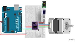 stepper motor with drv8825 and arduino