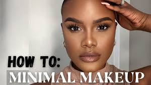 how to minimal makeup tutorial using