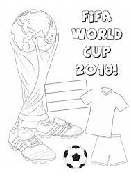 Champions league of coloring sheets is right in front of your eyes. Fifa World Cup 2018 Outfit Coloring Page Free Printable Coloring Pages For Kids