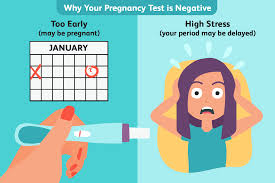 late period and negative pregnancy test