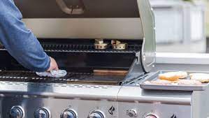 how to clean snless steel grill
