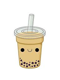Bubble tea starts with a tea base that's combined with milk or fruit flavoring and then poured over you can get both sweet and savory boba, if you'd like. Cute Bubble Tea Photographic Print By Daanrekers In 2021 Cute Food Drawings Tea Wallpaper Cute Cartoon Food