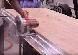Table saws have a circular blade that protrudes through a table our buying guide covers everything you need to know about choosing the right table saw for your woodworking needs. Build Your Own Track Saw For Straight Accurate Cuts