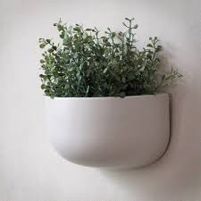 Colourful Ceramic Wide Wall Planters