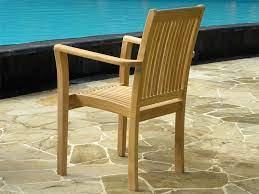 Grenada Teak Stacking Garden Chair