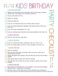 The Best Kids Birthday Party Checklist
