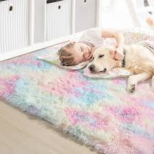 rainbow rugs for children bedroom