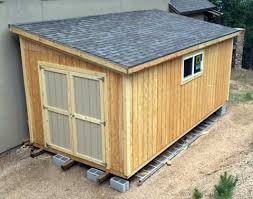 lean to style shed plans