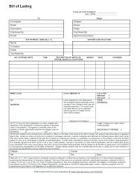 Medium To Large Size Of Bill Lading Template Form Co Format