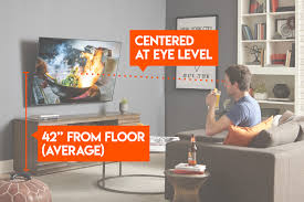 The best mounting height for you will depend on which room and position you plan to watch the tv from and whether any wall obstructions stand in your way. How High Should A Tv Be Mounted Echogear