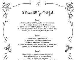 O Come, All Ye Faithful Christmas music