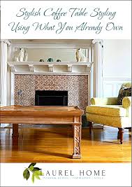 Coffee Table Styling Using What You