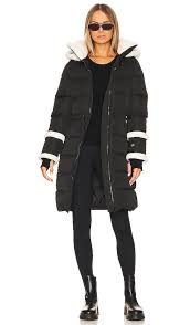 Soia Kyo Aubrey Coat In Black Revolve