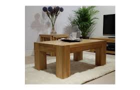 There's no end to the number of different sizes, heights and shapes of solid wood coffee and occasional tables available. Trend Large Solid Oak Coffee Table Furniture4yourhome