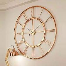 Metal Antique Copper Finish Wall Clock
