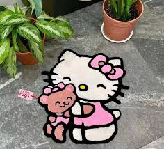 o kitty rug sanrio gift cute