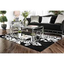 Furniture Of America Innedia 47 25 In Chrome Rectangle Glass Coffee Table Grey